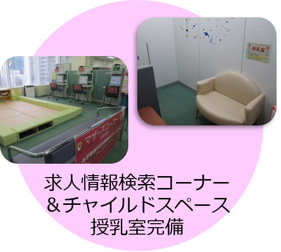 マザーズ紹介①チャイルドコーナー授乳室